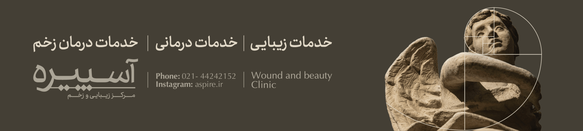 بنر مرکز درمانی آسپیره